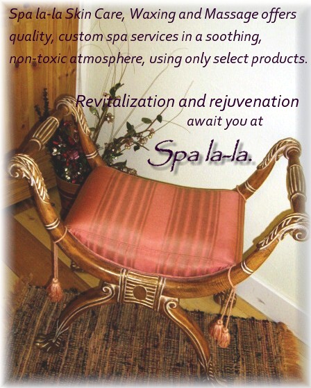 Spa la-la, the best spa for facials, massage, skin care and more in Gunnison, Colorado.